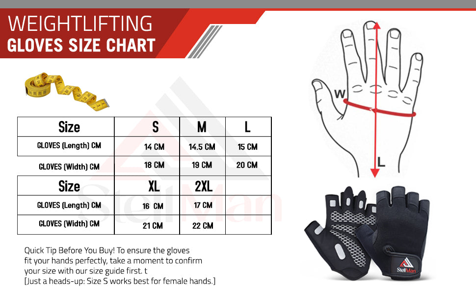 Stellman Storm Guard Gym Gloves