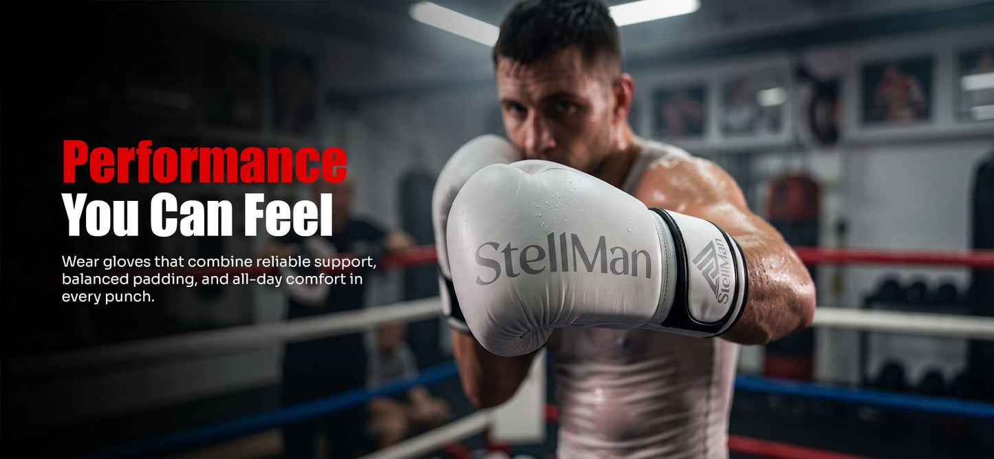 Stellman Lightning Strike White Grappling Gloves