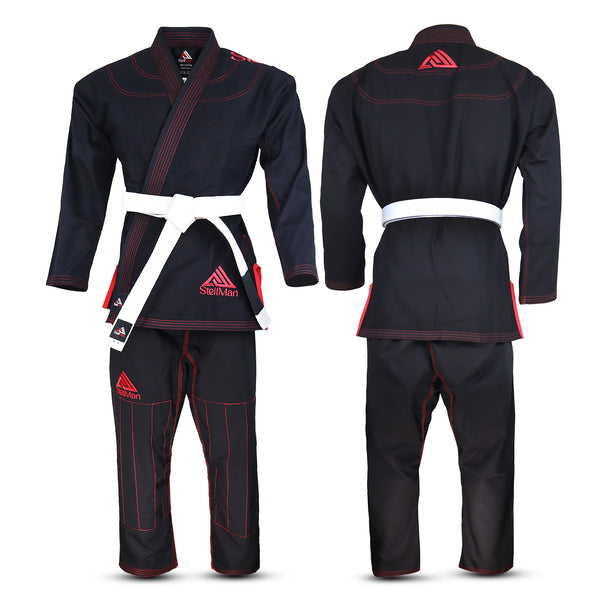 Stellman Core Black BJJ Gi – Premium Men’s Jiu Jitsu Gi for Training ...