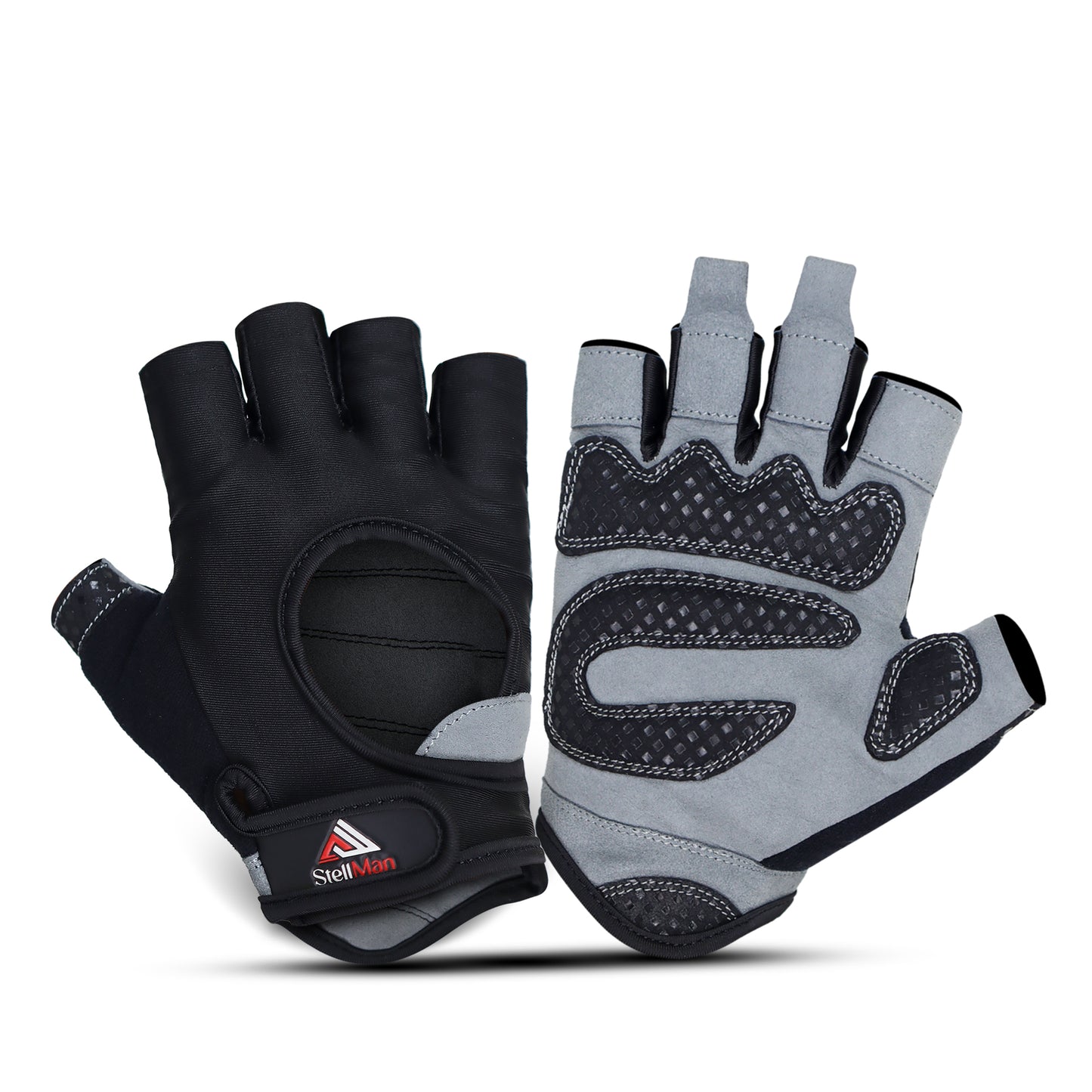 Stellman Road Cycling Gloves – Padded Palm, Non-Slip Grip