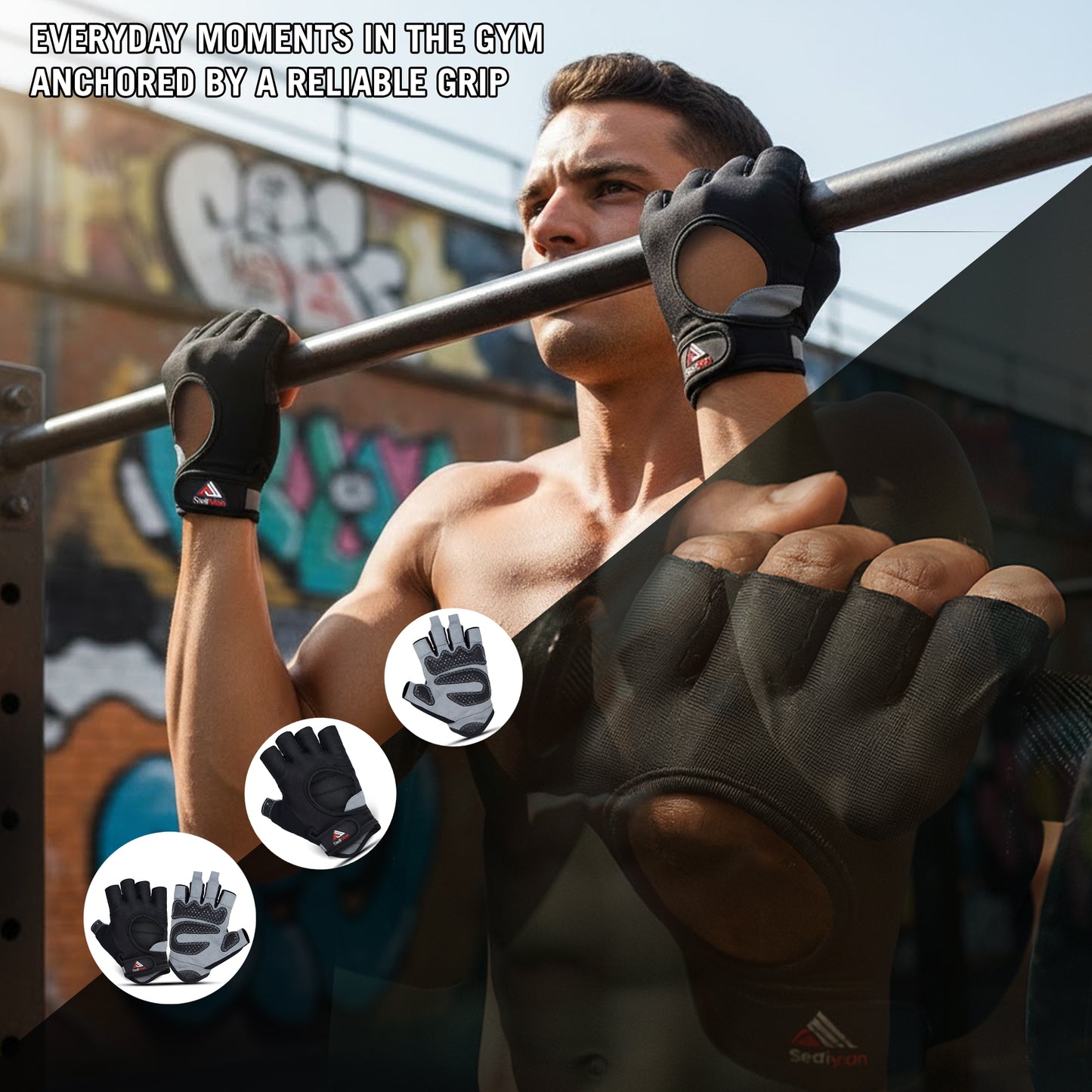 Stellman HyperMax Weightlifting Gloves