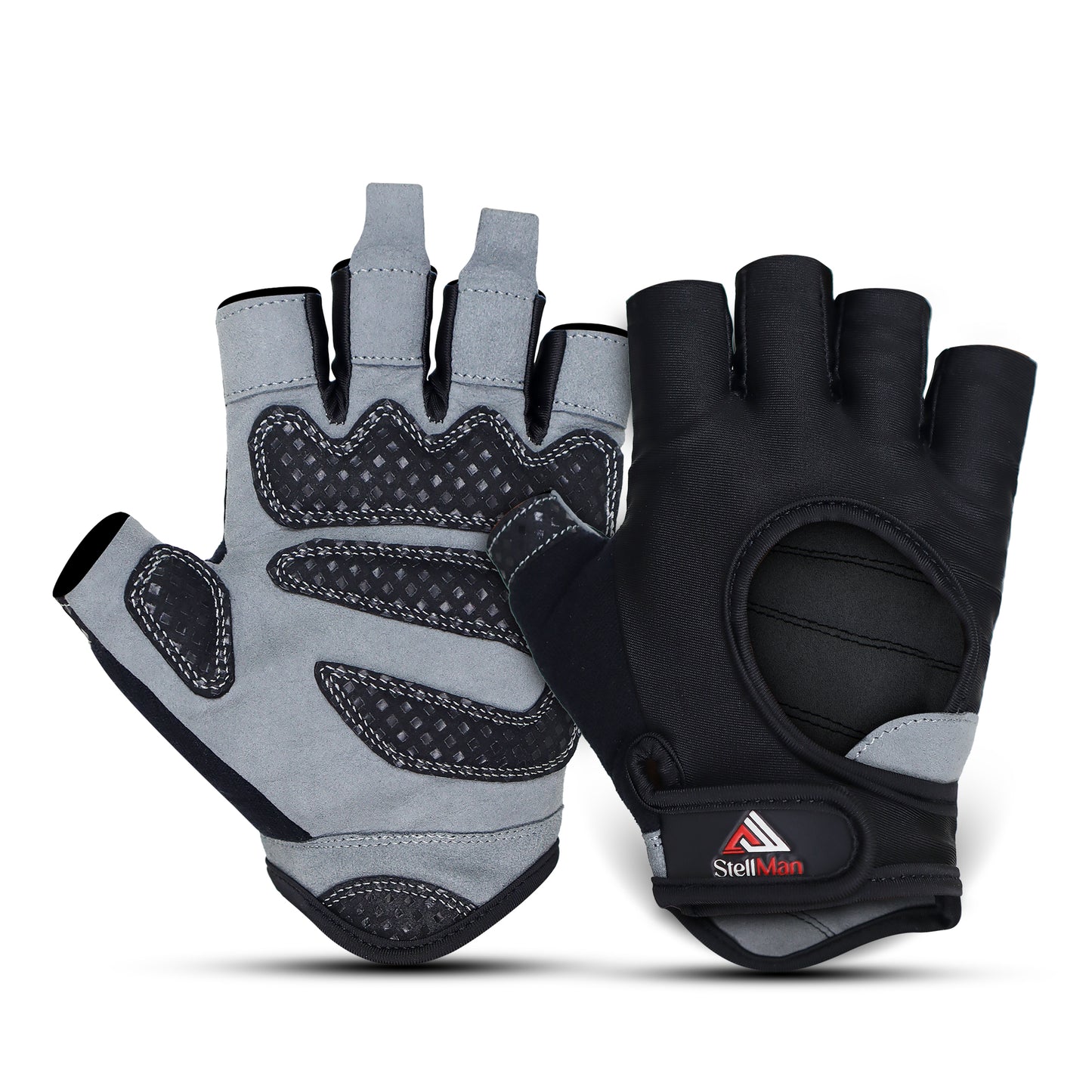 Stellman Road Cycling Gloves – Padded Palm, Non-Slip Grip
