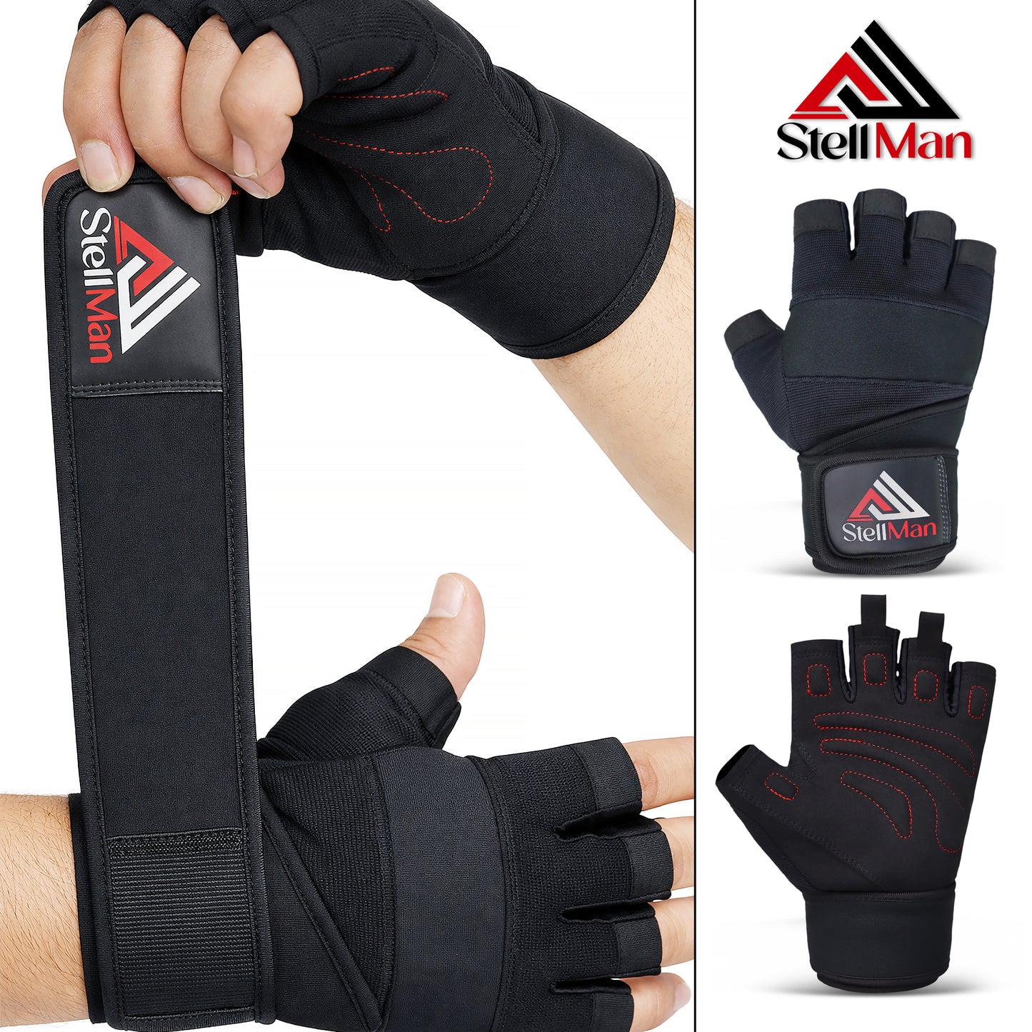 Stellman LiftLock Weightlifting Gloves