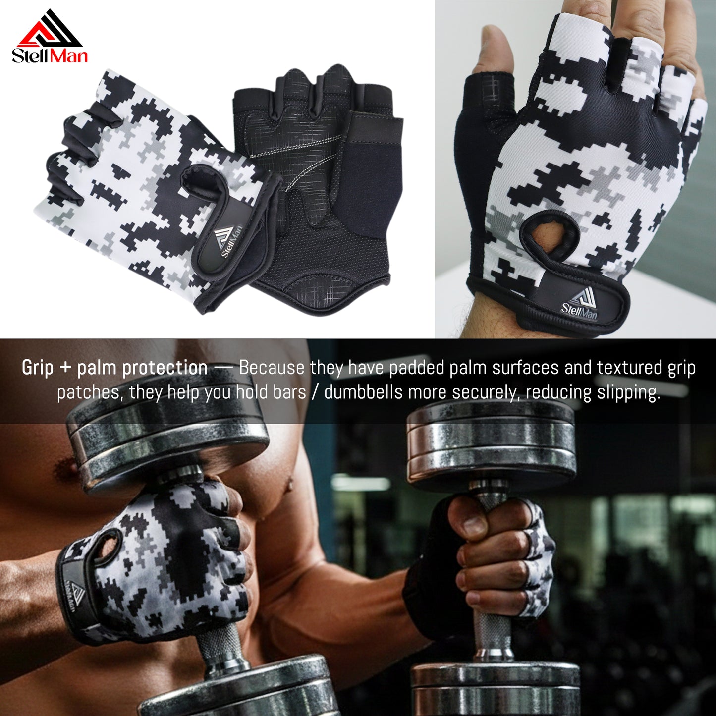Stellman Lightning Strike Gym Gloves