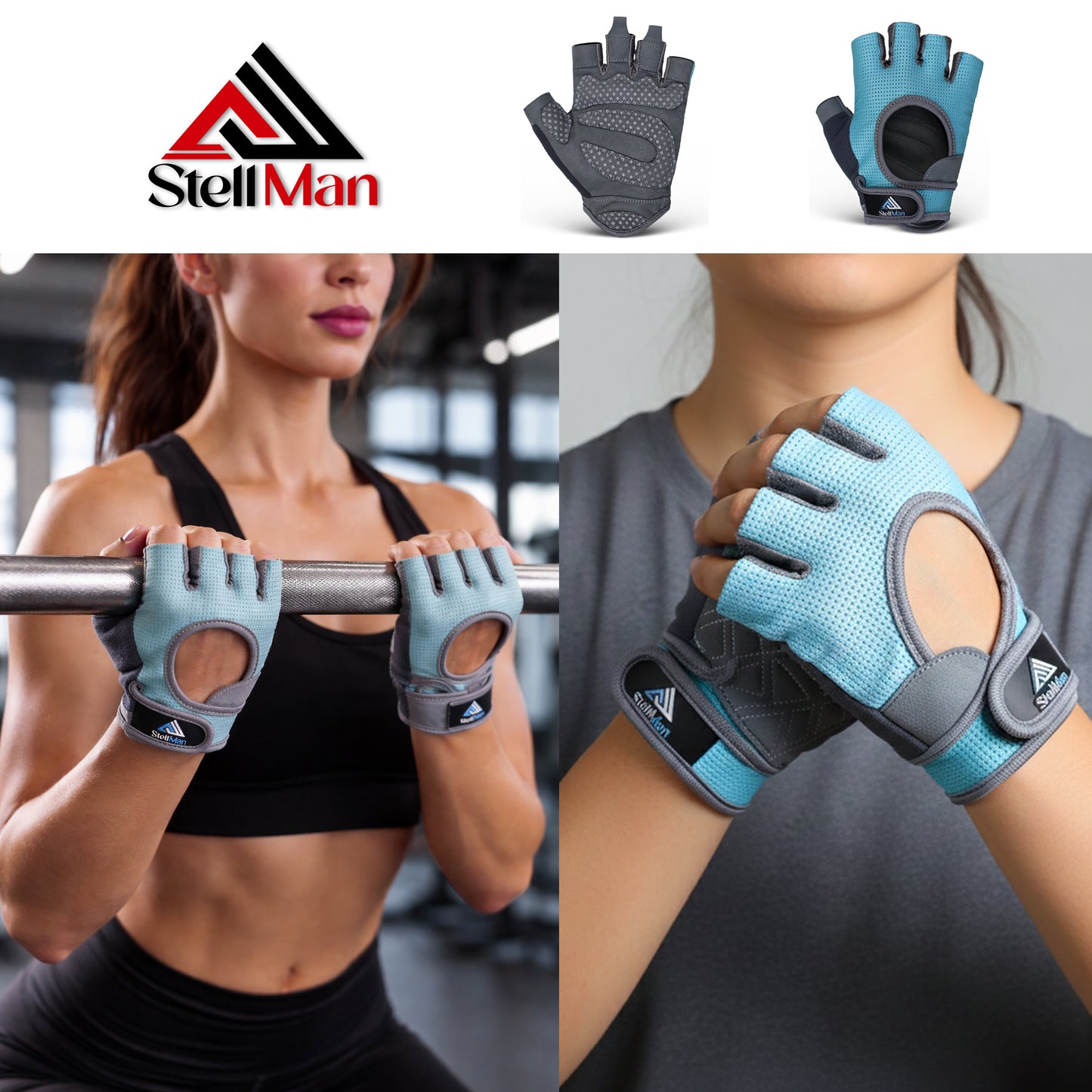 Stellman Thunder Grip Cycling Gloves – Built for Grip & Endurance