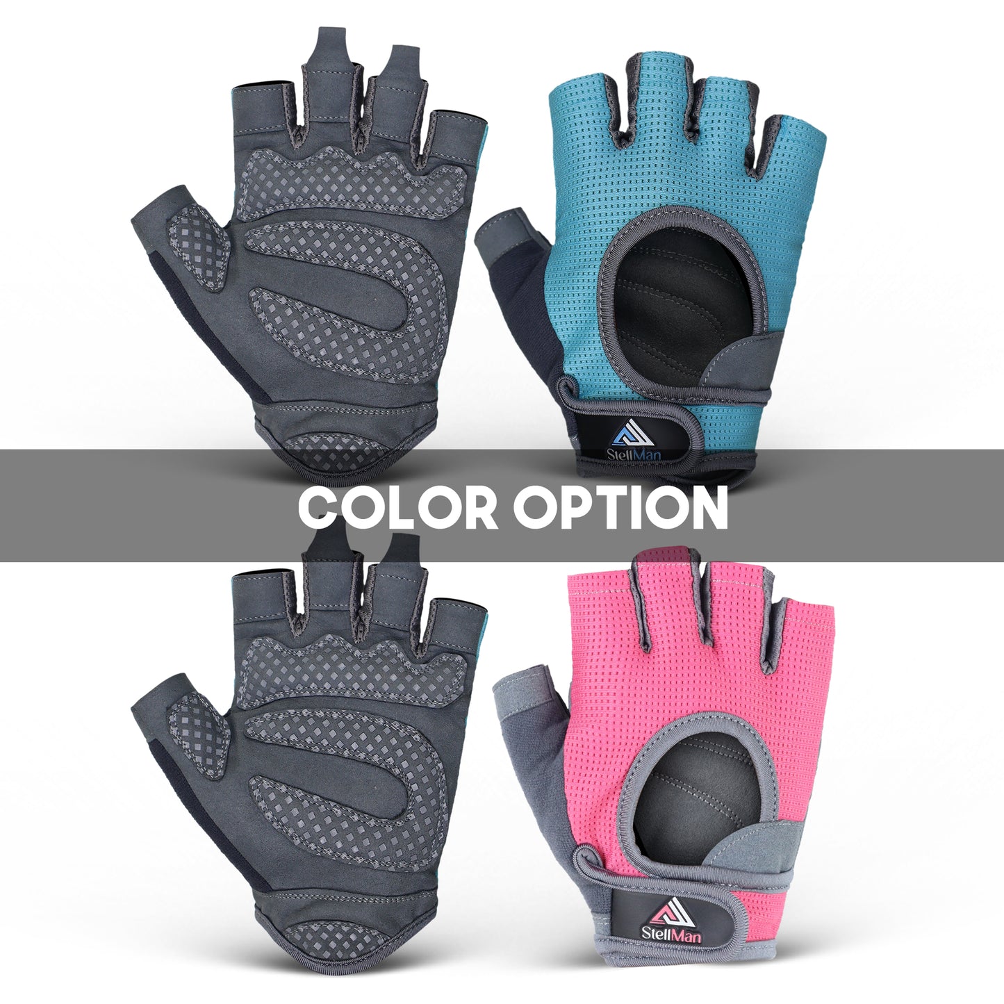 Stellman Thunder Grip Weightlifting Gloves