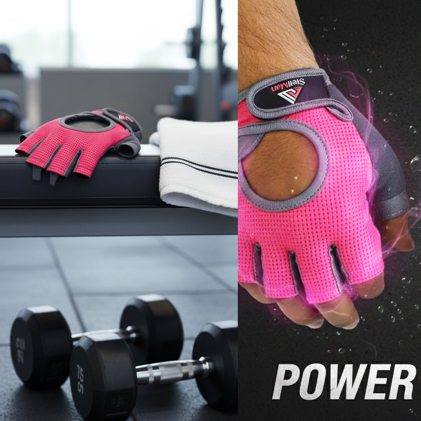 Stellman Warrior Pro Weightlifting Gloves