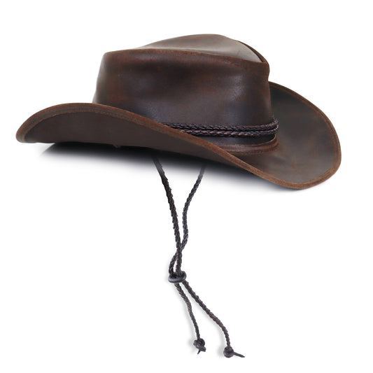 Stellman Midnight Rider Leather Cowboy Hats
