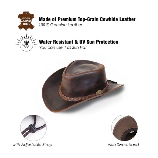 Stellman Warwick Leather Hats