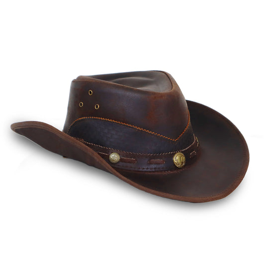 Stellman Wild West Lids Leather Hat