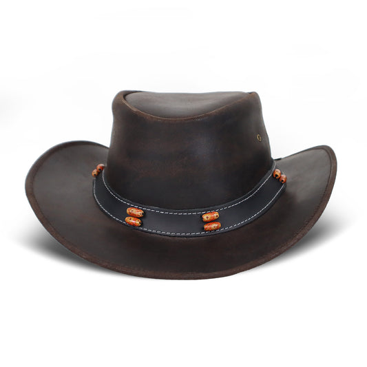 Stellman Smoke Dawson Leather Hats