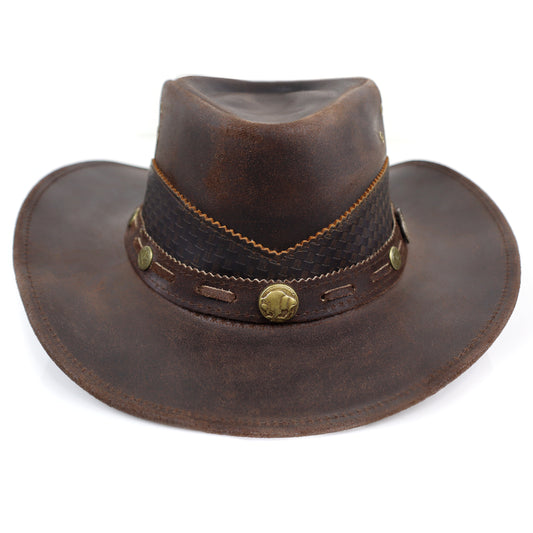 Stellman Wild West Lids Leather Hat