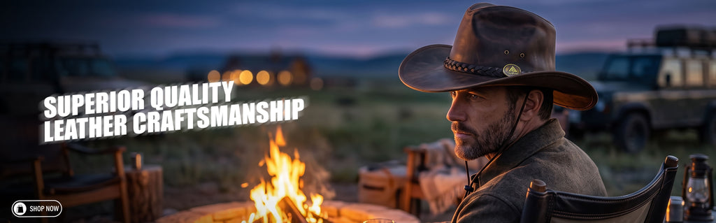 Cowboy Leather Hats 