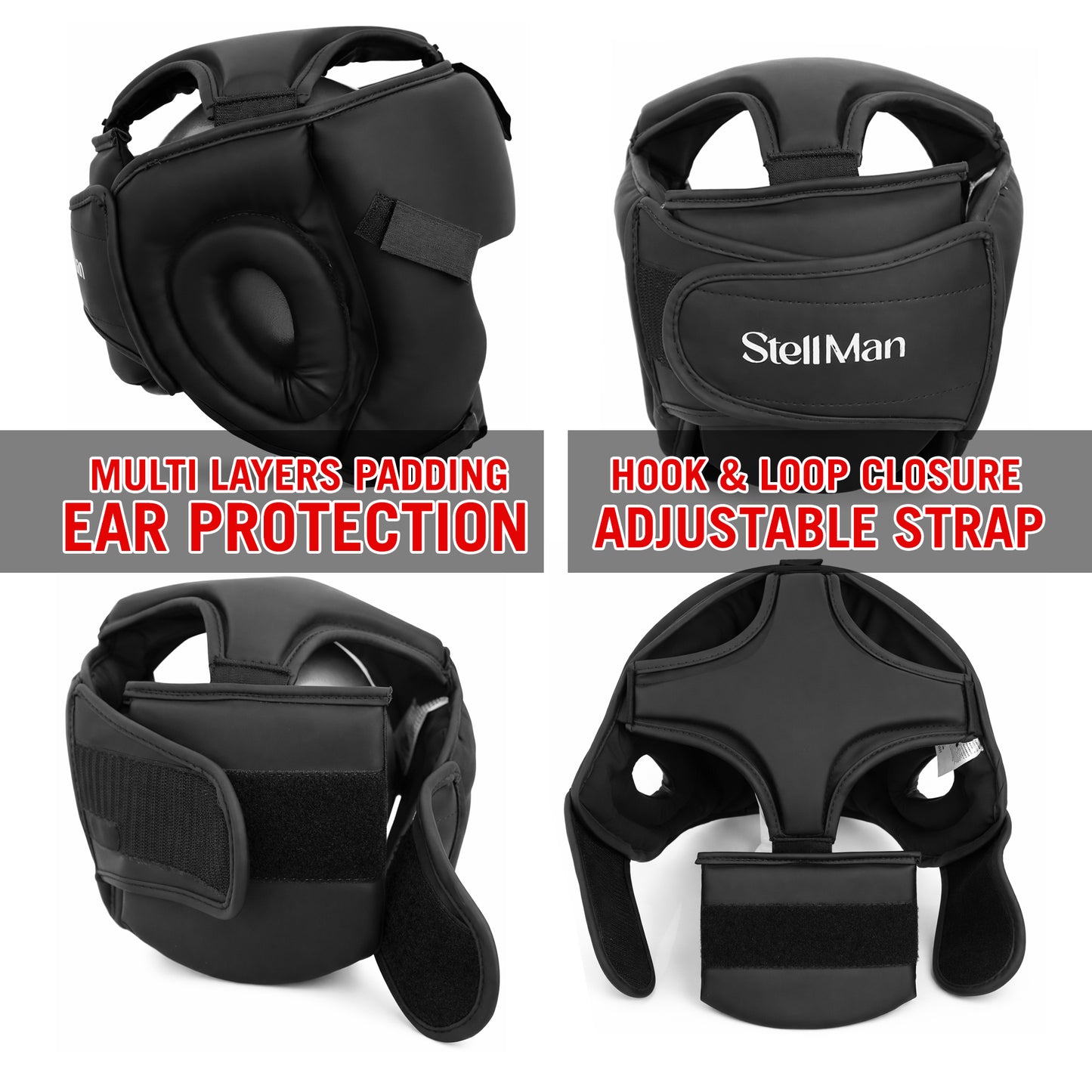 StellMan FlexCage Boxing Head Guard with Removable Face Grill