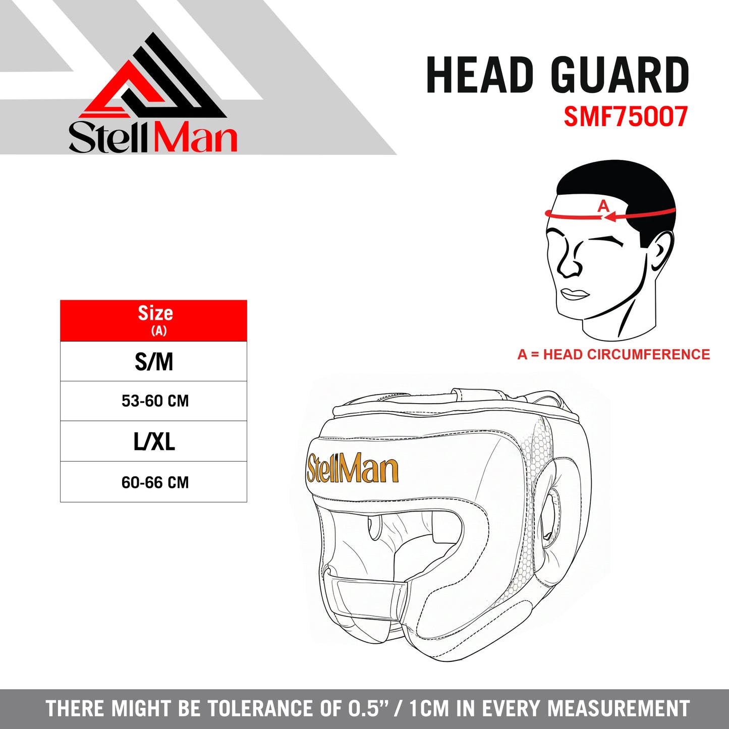 StellMan AegisCore Pro Boxing Head Guard with Face Bar