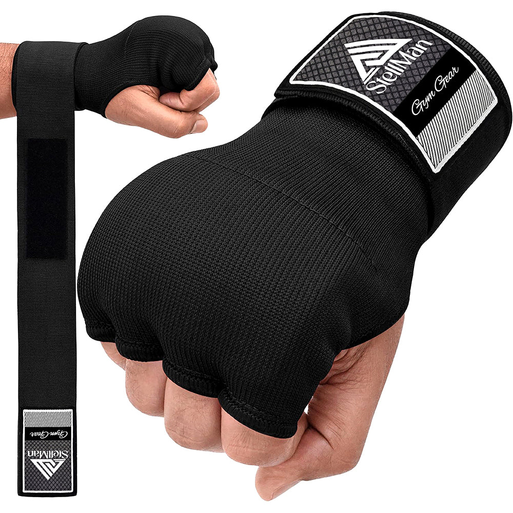 Stellman Adjustable Fit Boxing Inner Gloves - Black
