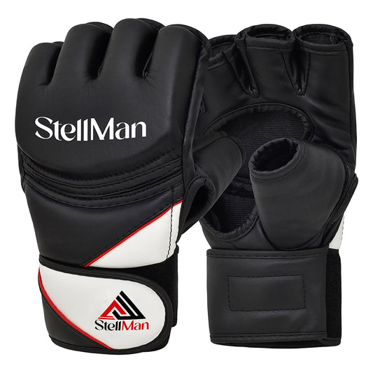Stellman Recoil Edge MMA Gloves - Black/White