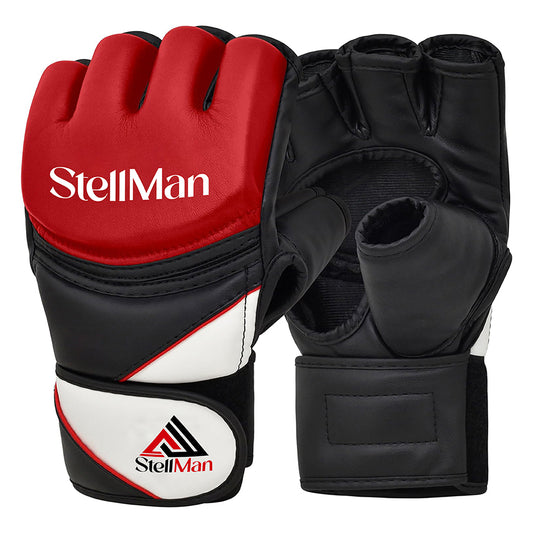 Stellman TitanGuard X MMA Gloves - Black/Red