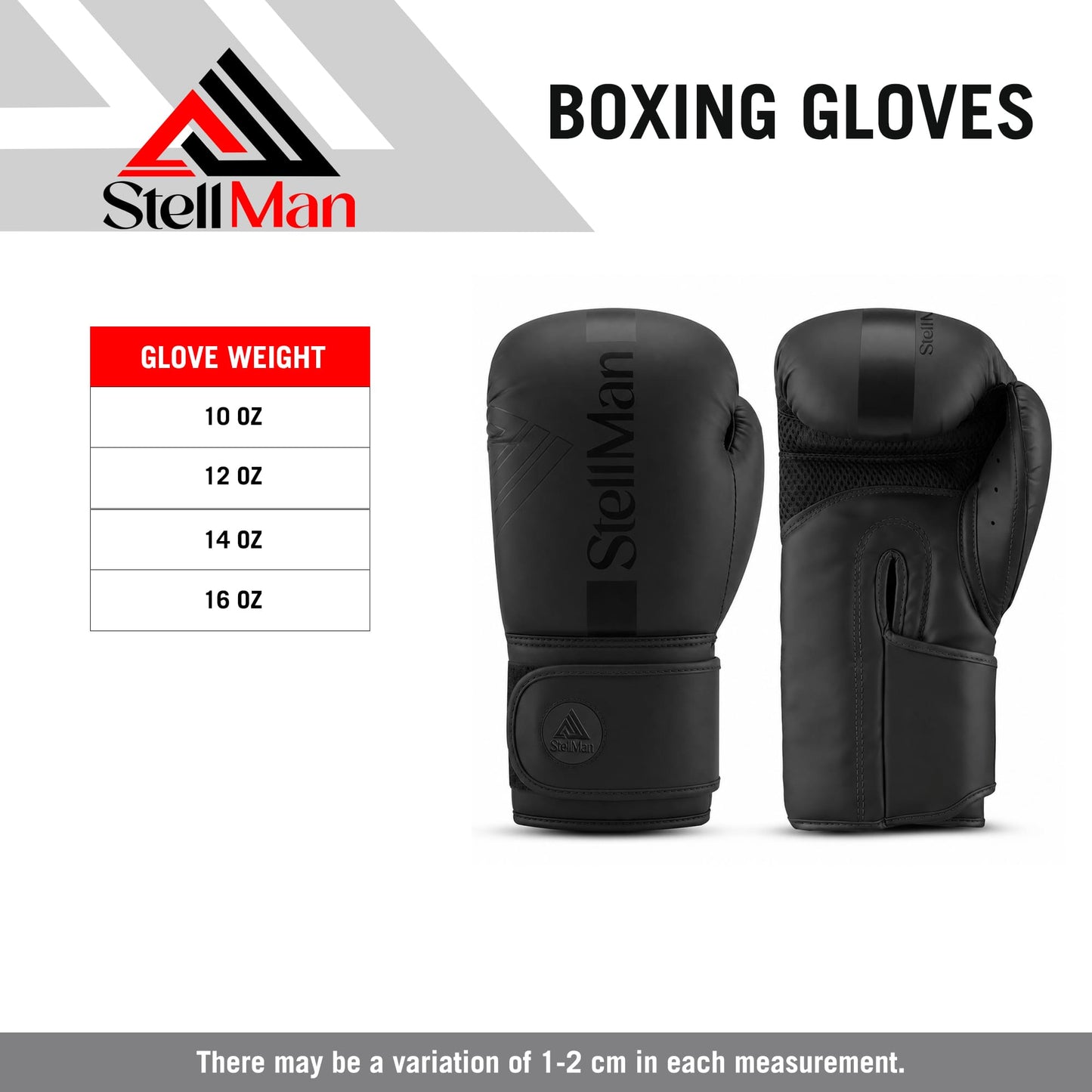 Stellman Contender 2.0 Grappling Gloves-Black/Black