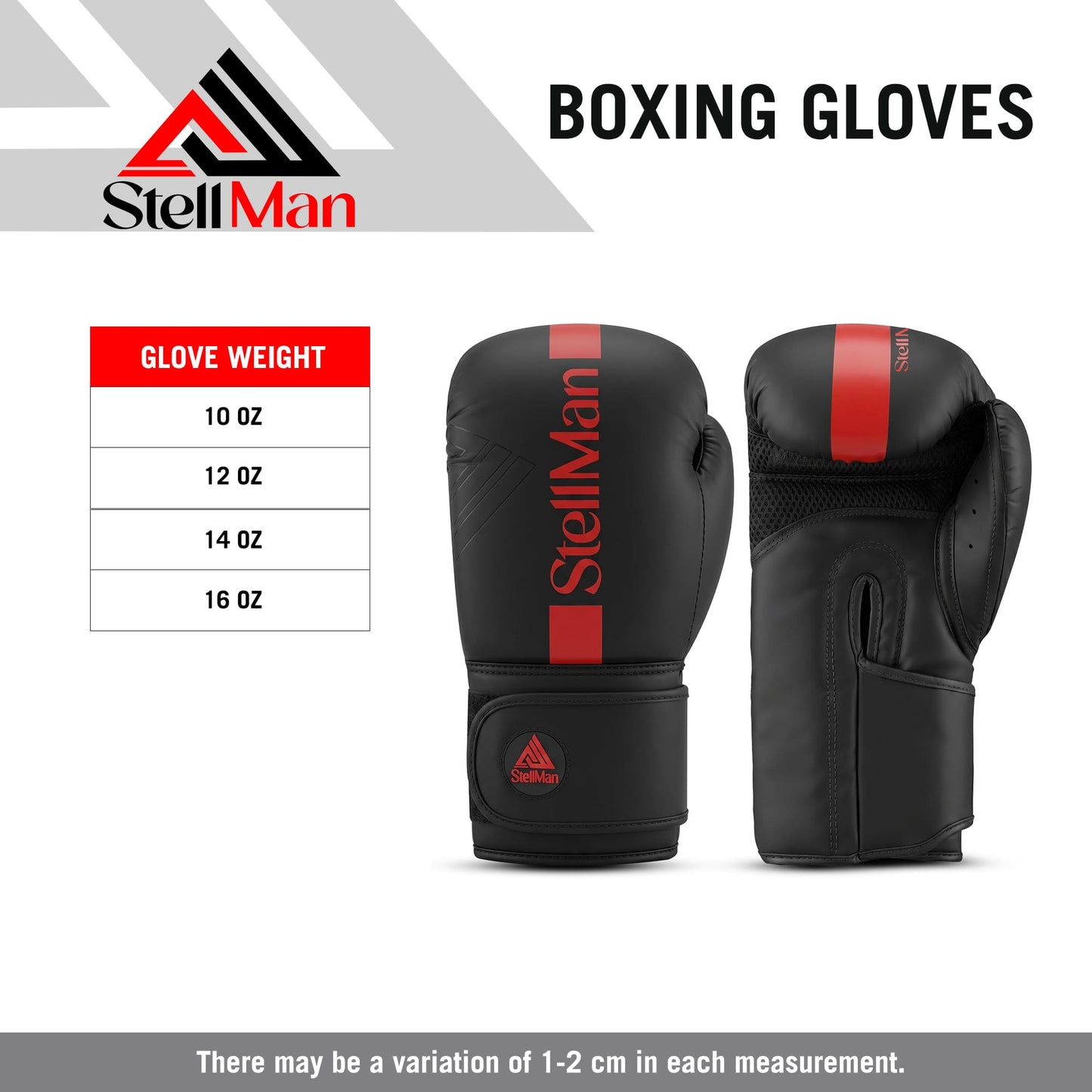 Stellman Challenger 2.0 Inflatable Grappling Gloves Black/Red