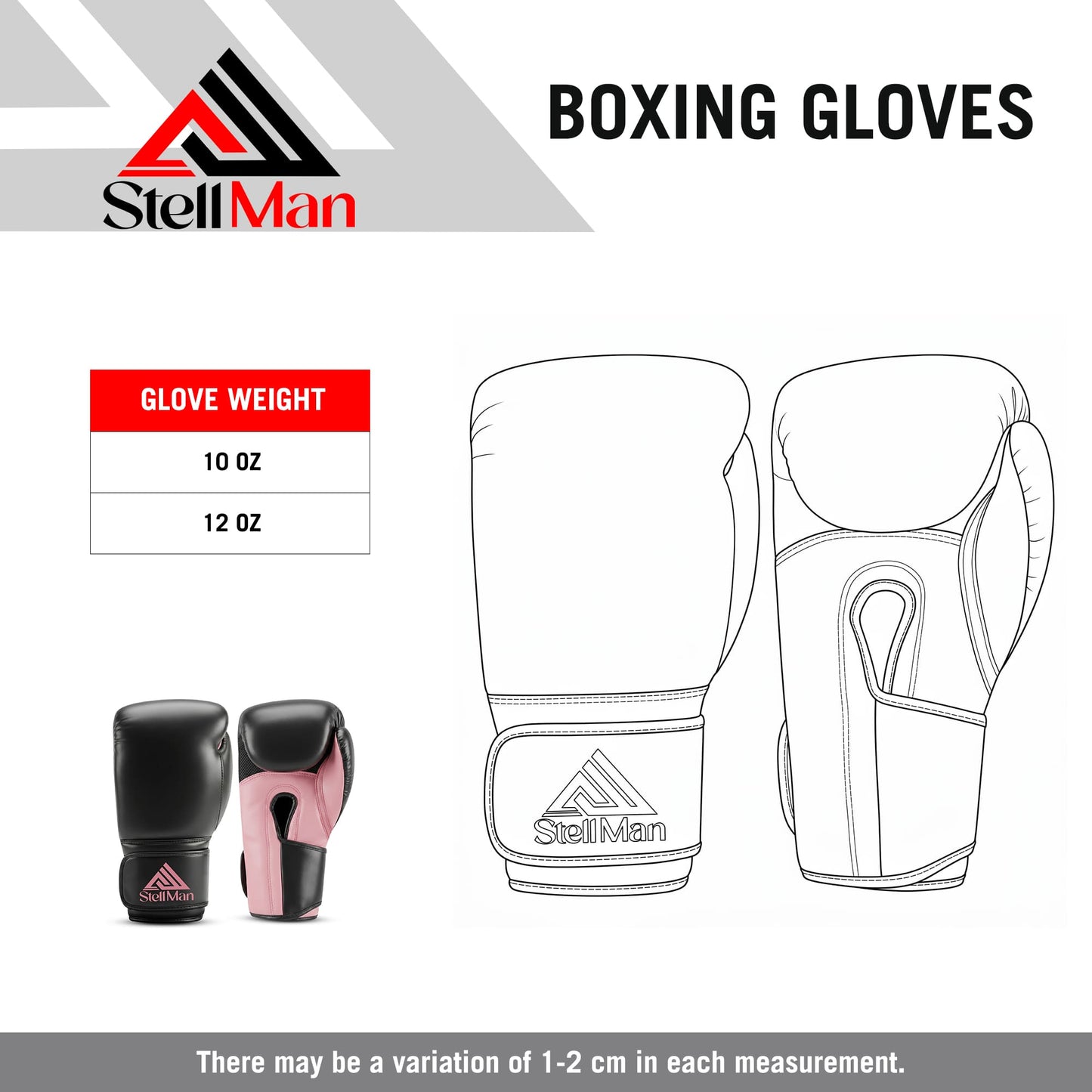Stellman Armalite Grappling Gloves-Black/Pink