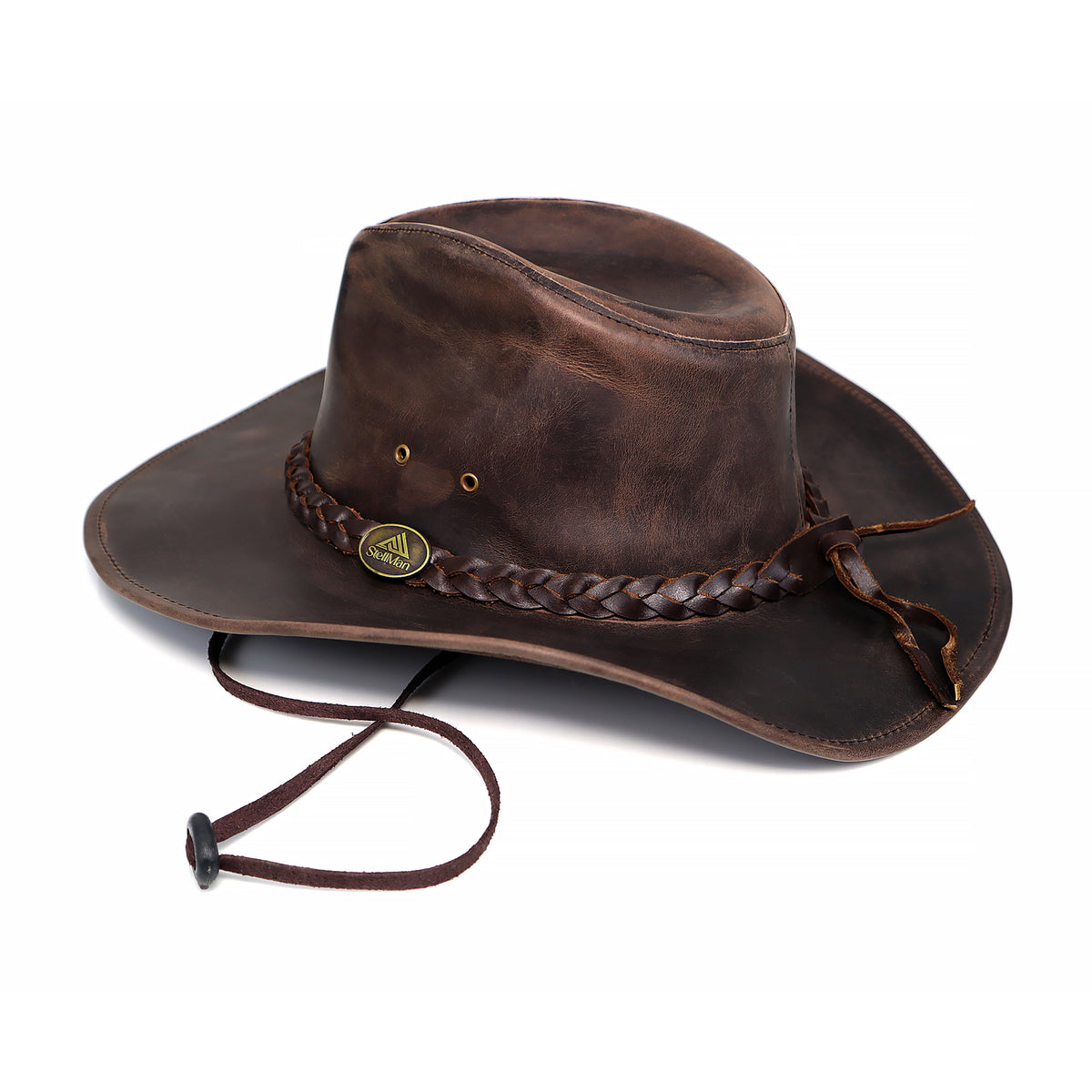 StellMan IronVale Leather Cowboy Hat