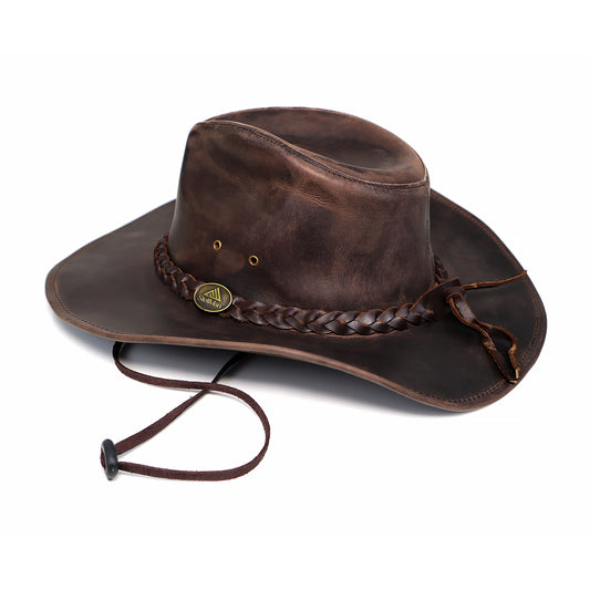 StellMan IronVale Leather Cowboy Hat