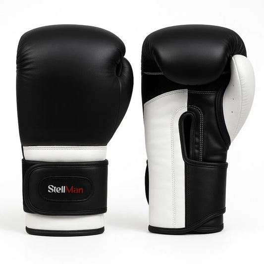Stellman Impact Evo Boxing Gloves-Black/White
