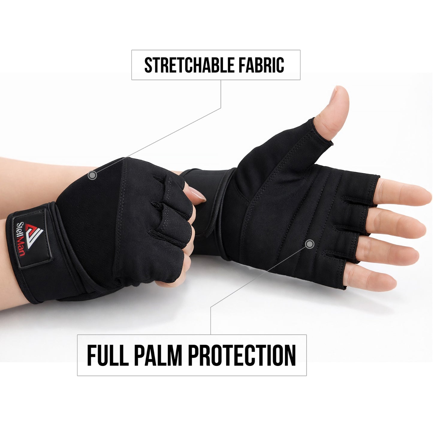 Stellman Velocity Grip Weightlifting Gloves