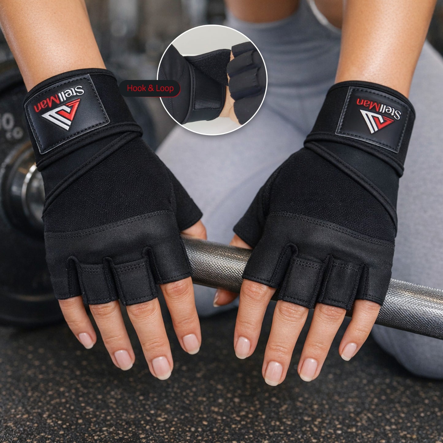 Stellman Velocity Grip Weightlifting Gloves