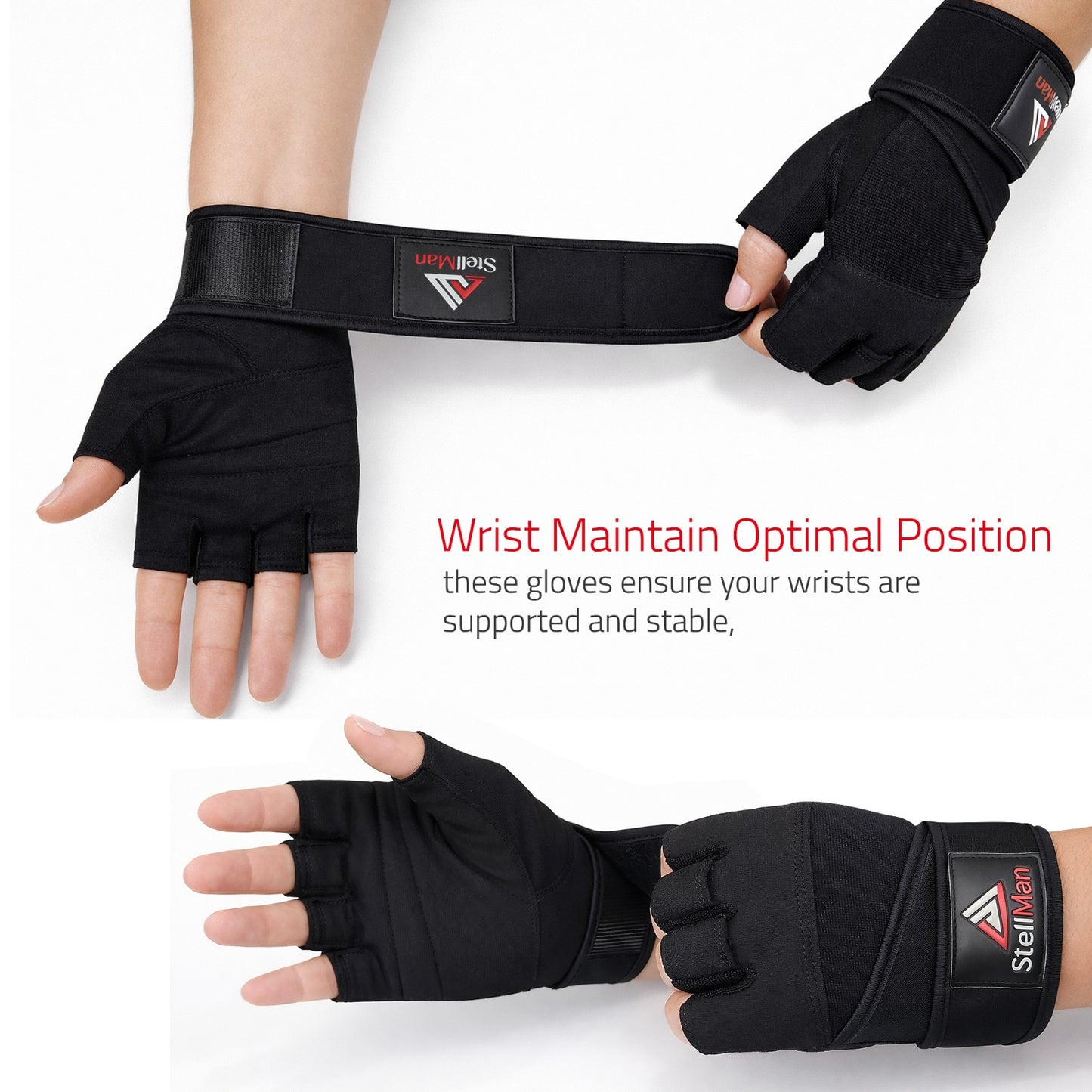 Stellman Velocity Grip Weightlifting Gloves