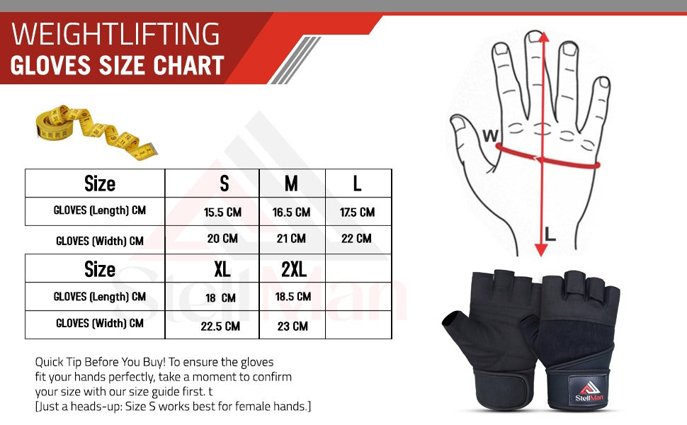 Stellman Velocity Grip Weightlifting Gloves