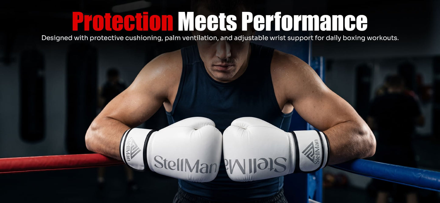 Stellman Lightning Strike White Grappling Gloves