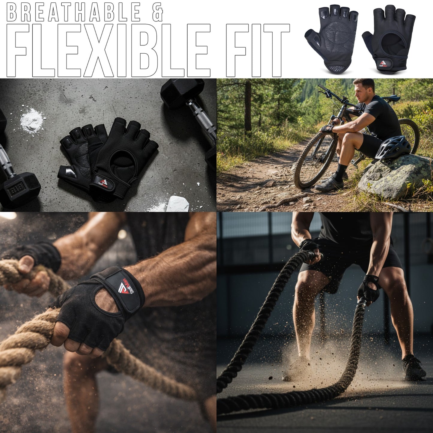 Stellman Phantom Power Cycling Gloves – Grip & Ride Control