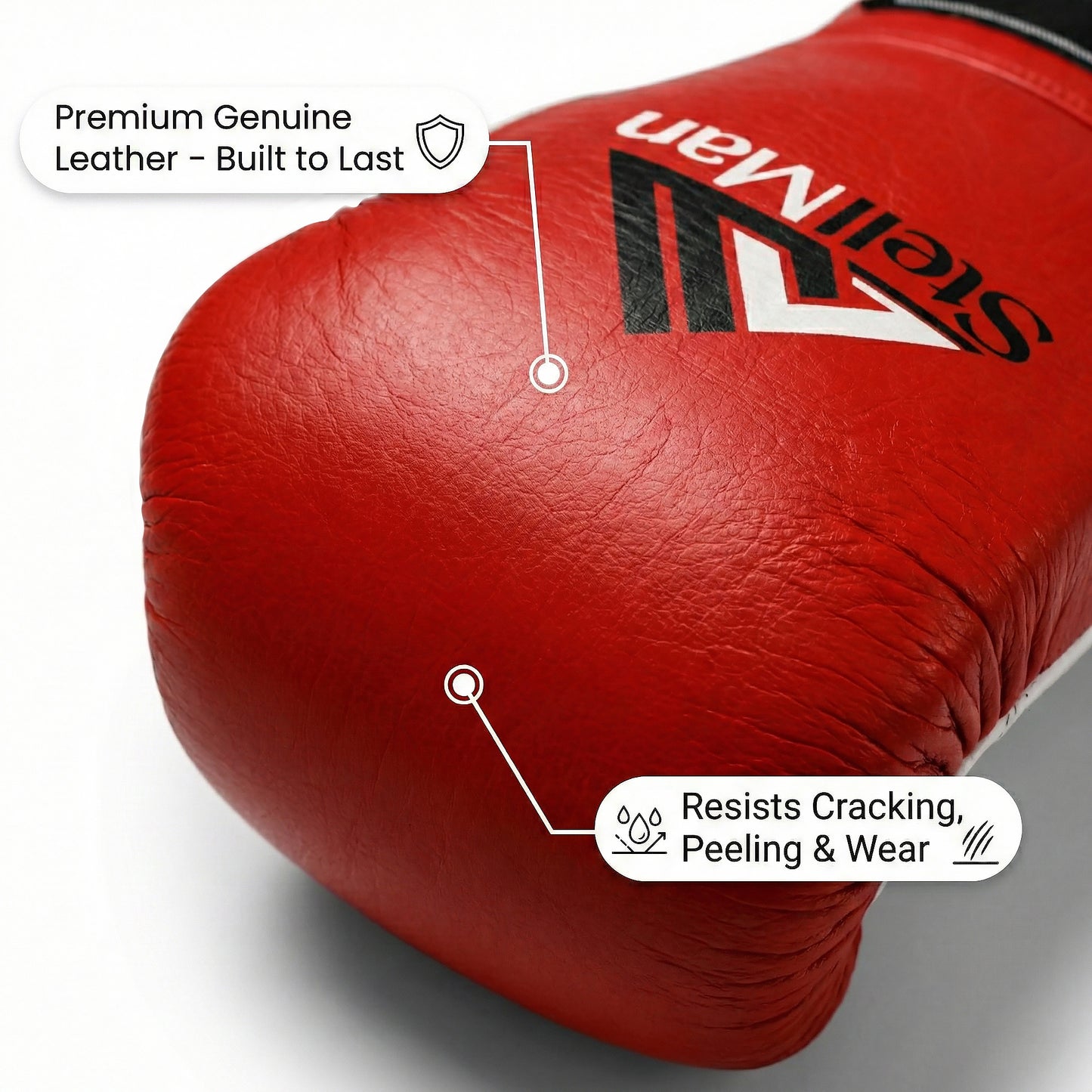StellMan Dominator Pro Lace-Up Competition Boxing Gloves